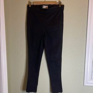 Free People Black Skinny Jeans Sleek Fit